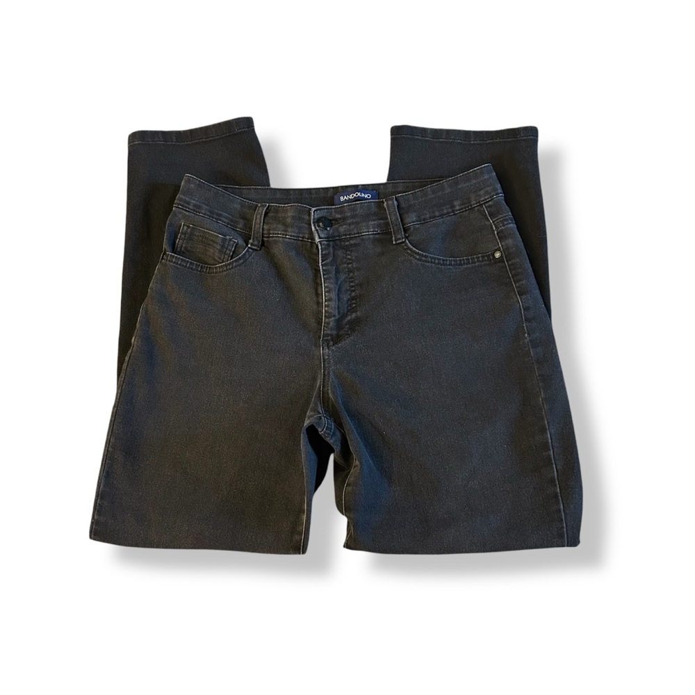 [Bandolino] Black Straight Leg Amy Jeans